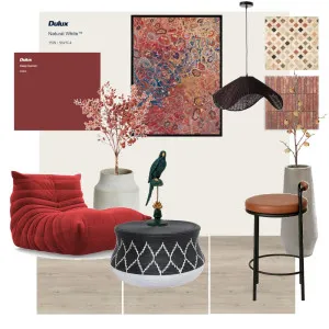 RED-MOROCCAN INSPIRED Interior Design Mood Board by O.URBI INTERIOR PEGS on Style Sourcebook