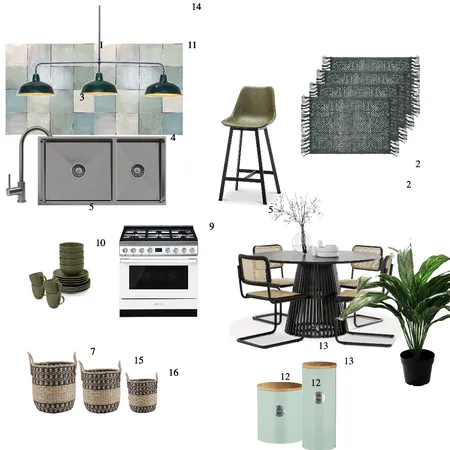 dining n kitchen Interior Design Mood Board by RedesignedbySumeiyaArshad on Style Sourcebook