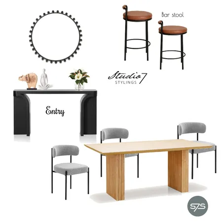 entry & dining Northfield Interior Design Mood Board by Studio7 Stylings on Style Sourcebook