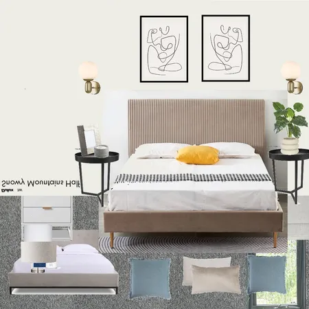 Bedroom 2 _TSB Furniture Interior Design Mood Board by L7 on Style Sourcebook