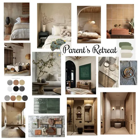 Wabi Sabi/ Parent's Retreat Interior Design Mood Board by Gemma on Style Sourcebook