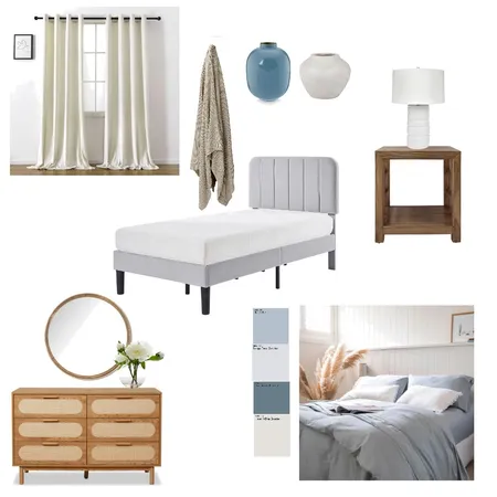 bedroom Interior Design Mood Board by ELIZABETHSCOTTE on Style Sourcebook