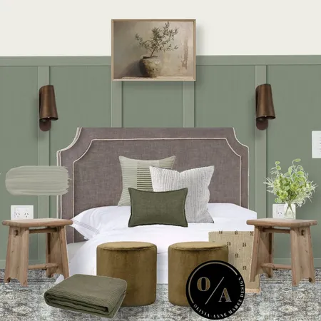 Bedroom (With Corrections) Interior Design Mood Board by O/A designs on Style Sourcebook