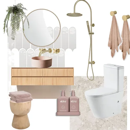 Ensuite Coastal Luxe Interior Design Mood Board by Coastal Luxe on the hill on Style Sourcebook