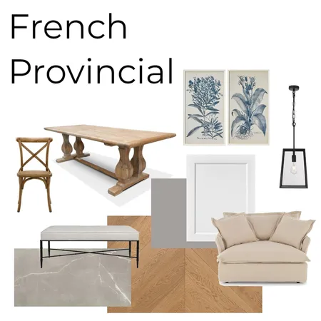 French Provincial Interior Design Mood Board by Paige Farrugia on Style Sourcebook