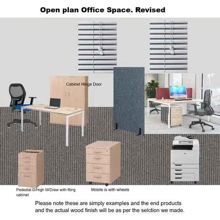 Tshaya Mashabela's - Open Plan Office Space. Revised Interior Design Mood Board by Asma Murekatete on Style Sourcebook