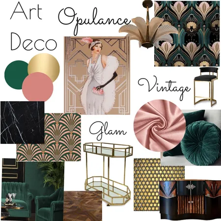 Art Deco Interior Design Mood Board by angiedemarco57@gmail.com on Style Sourcebook