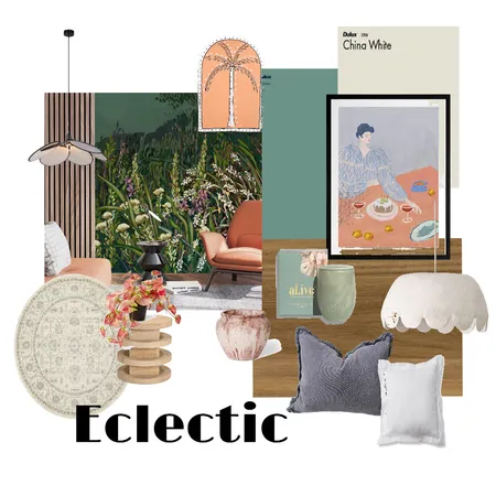 eclectic mood board Interior Design Mood Board by macyludeman2709 on Style Sourcebook