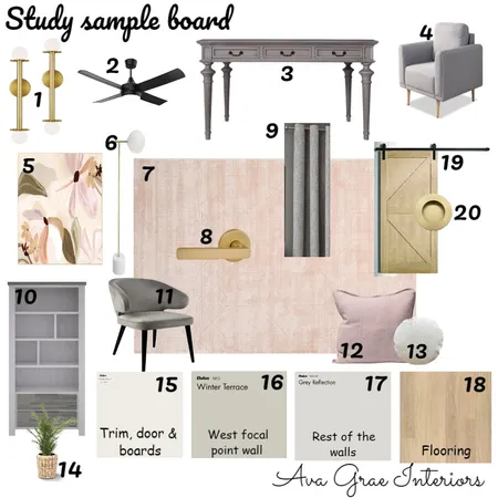 ASSIGNMENT 9 STUDY SAMPLE BOARD Interior Design Mood Board by avadore on Style Sourcebook