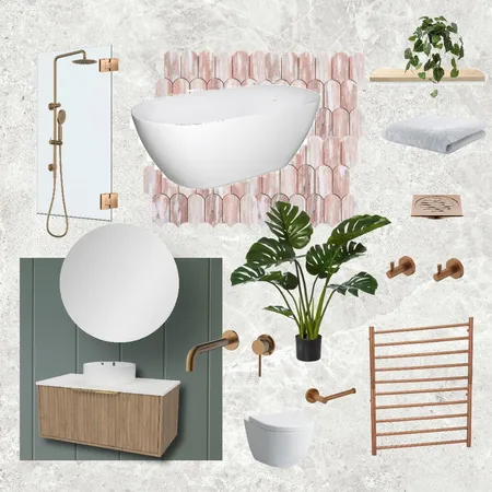 Pink & Green Tundra Interior Design Mood Board by Sarah-fischer on Style Sourcebook