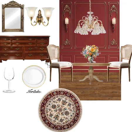 “Regency” dining room Interior Design Mood Board by Sasha Tabaro on Style Sourcebook