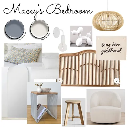 Macey's Room 2 Interior Design Mood Board by ABDesign on Style Sourcebook