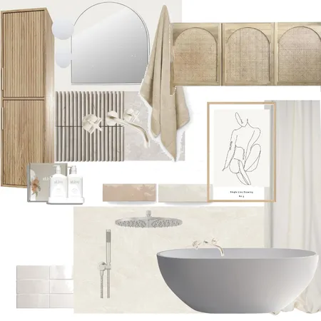 DOwnstairs Ensuite Interior Design Mood Board by kleephotography@hotmail.com on Style Sourcebook