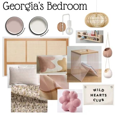 Georgia's Room Interior Design Mood Board by ABDesign on Style Sourcebook