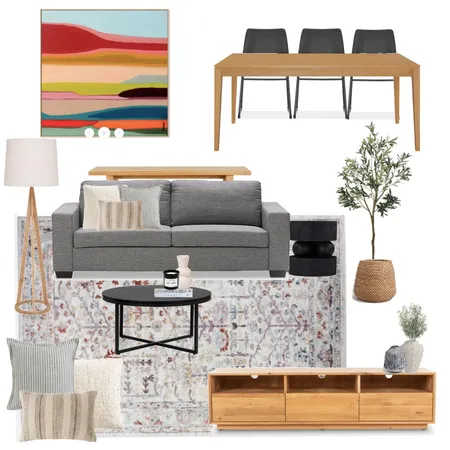 Apartment Living Dining Interior Design Mood Board by Eliza Grace Interiors on Style Sourcebook