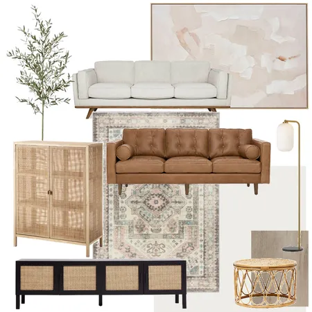 Natural lounge room styling Interior Design Mood Board by Mel on Style Sourcebook