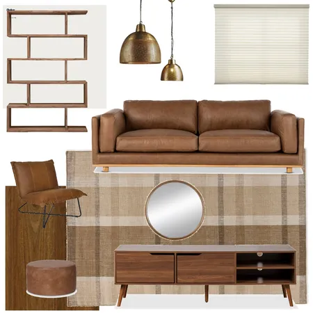 mid-century modern living room Interior Design Mood Board by brianna sardinha on Style Sourcebook