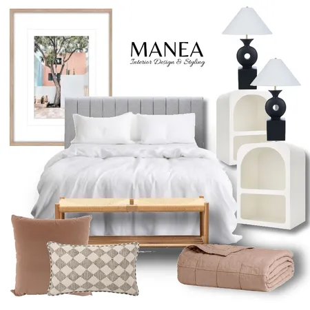 Freya Bedroom Interior Design Mood Board by Manea Interior Design & Styling on Style Sourcebook