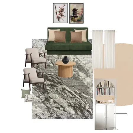 Dnevna Japandi ideal 2 Interior Design Mood Board by Aurumiris on Style Sourcebook