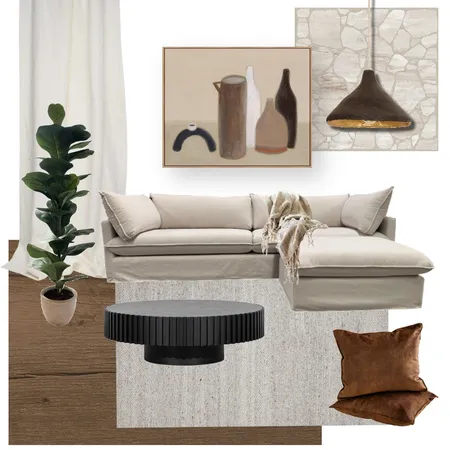 Neutral Living Room Interior Design Mood Board by Zoe Katy on Style Sourcebook