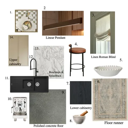 Module 9 Kitchen Interior Design Mood Board by Camille McKenzie on Style Sourcebook