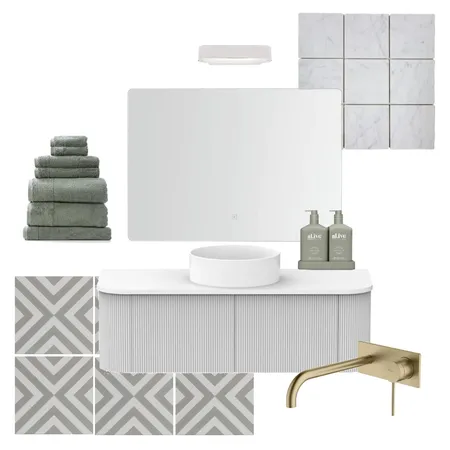 Geo Sancturary Bathroom Interior Design Mood Board by PCD on Style Sourcebook