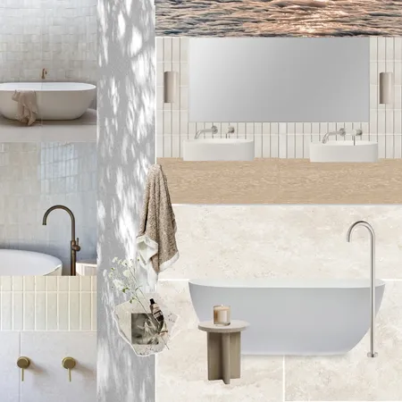 K+J Bathroom Interior Design Mood Board by Servini Studio on Style Sourcebook