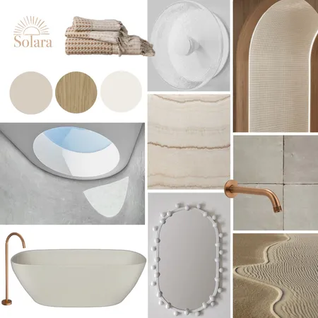 Solara - Ensuite Interior Design Mood Board by Sage & Cove on Style Sourcebook