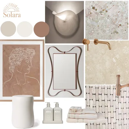 Solara - Powder Room down stairs Interior Design Mood Board by Sage & Cove on Style Sourcebook