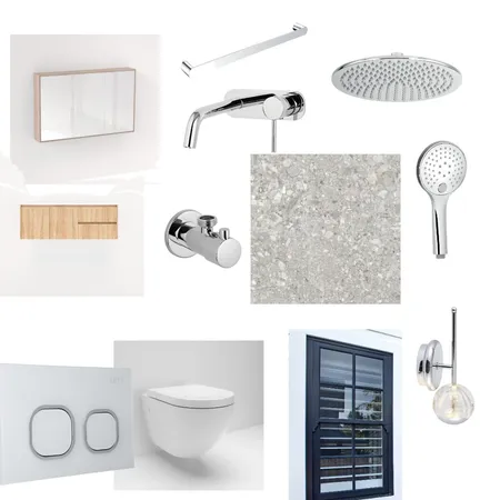 Ensuite Bathroom Interior Design Mood Board by tanjaelistar@gmail.com on Style Sourcebook