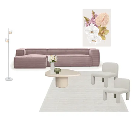 soft blush lounge room Interior Design Mood Board by Forever June Design Studio on Style Sourcebook