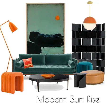 Modern Sunrise Interior Design Mood Board by JenRL Design on Style Sourcebook