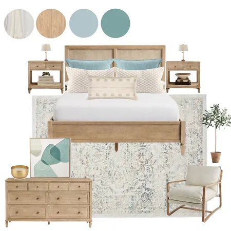 Coastal Farm house bedroom Interior Design Mood Board by Jessiestuarthome on Style Sourcebook