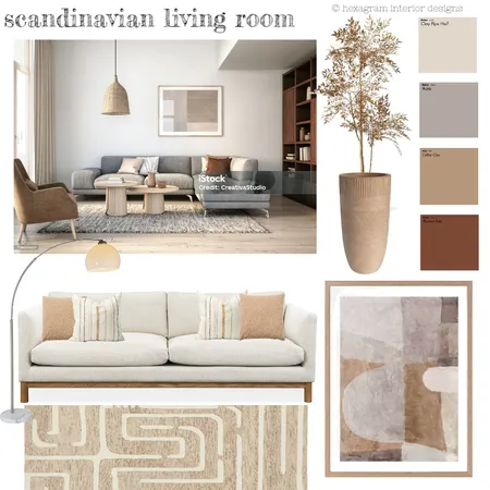 Pastel Living Room Interior Design Mood Board by Snap Wise on Style Sourcebook