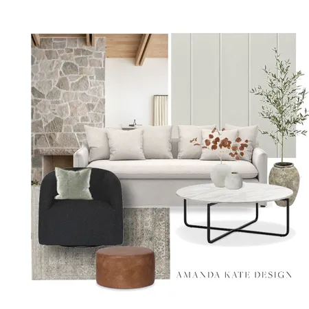 Wooding - Living Room 1 Interior Design Mood Board by Amanda Kate Design on Style Sourcebook