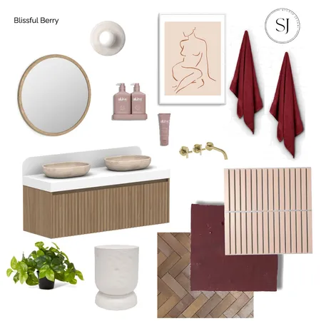 Blissful Berry Interior Design Mood Board by Studio mooj on Style Sourcebook
