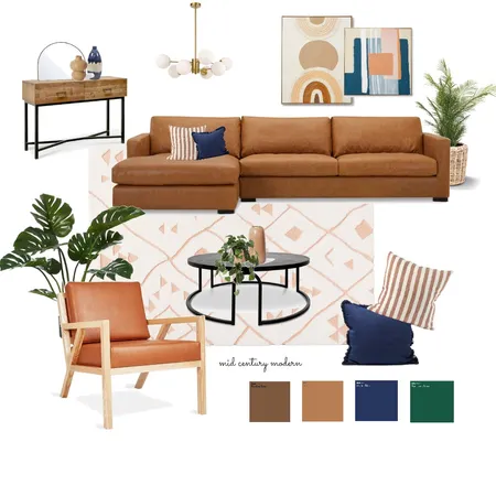 mid century modern Interior Design Mood Board by mahtab.akbari.arc on Style Sourcebook