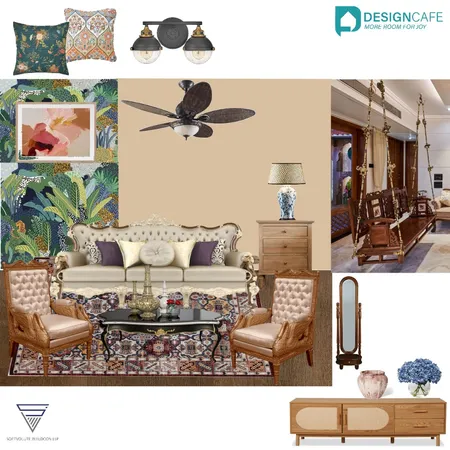 Traditional theme living Interior Design Mood Board by harshada on Style Sourcebook