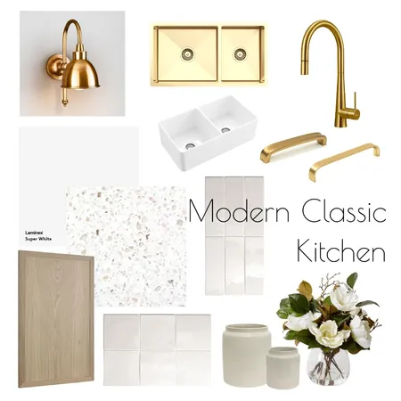 Modern Classic Kitchen Interior Design Mood Board by ponderhome on Style Sourcebook