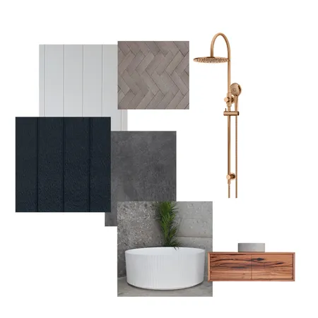 Master bathroom Interior Design Mood Board by snowyriverbuilding on Style Sourcebook