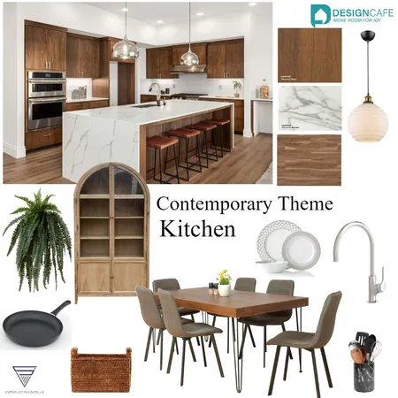 Contemporary Theme Kitchen Interior Design Mood Board by harshada on Style Sourcebook