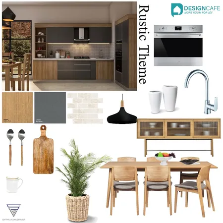 Rustic Theme kitchen Interior Design Mood Board by harshada on Style Sourcebook