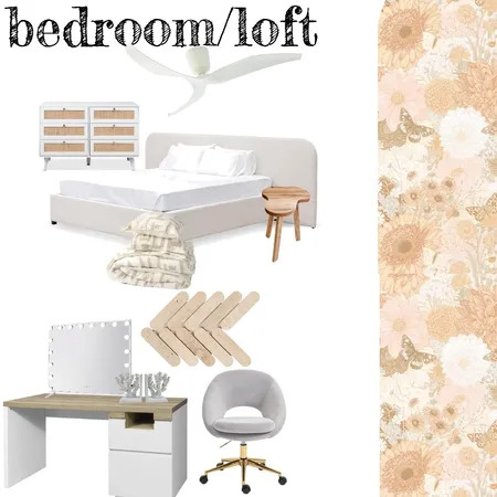 bedroom/loft Interior Design Mood Board by chloecoote on Style Sourcebook