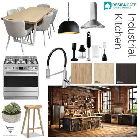 Industrial Kitchen Interior Design Mood Board by harshada on Style Sourcebook