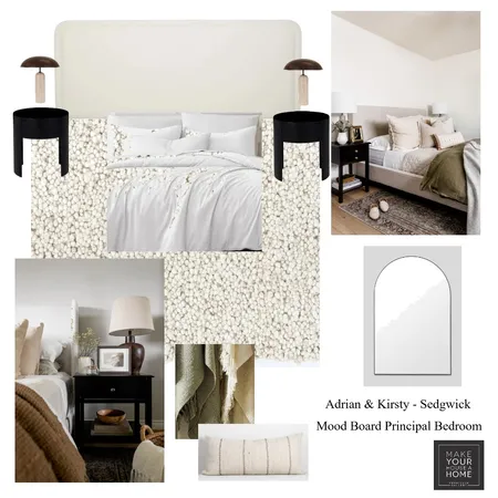 Adrian & Kirsty - Principal Bedroom Interior Design Mood Board by MarnieDickson on Style Sourcebook