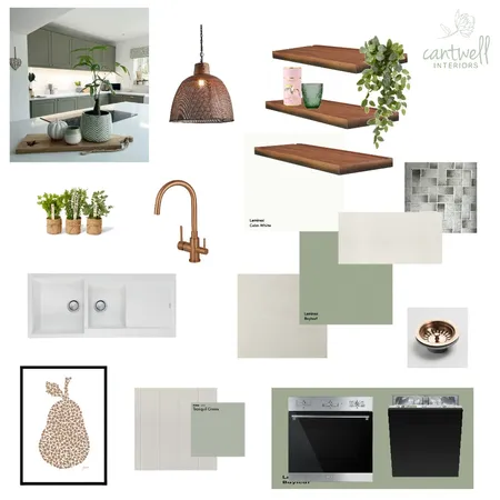 Retro beach side house Interior Design Mood Board by Cantwell Interiors
