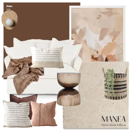 Contemporary Organic Living Interior Design Mood Board by Manea Interior Design & Styling on Style Sourcebook