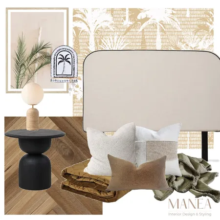 Contemporary Tropical Bedroom Interior Design Mood Board by Manea Interior Design & Styling on Style Sourcebook