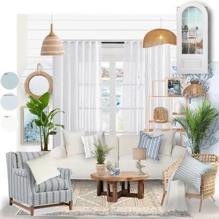 Hamptons 5 Interior Design Mood Board by Rincat
