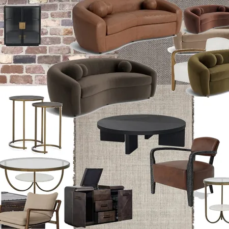 whisky room idead Interior Design Mood Board by L&M Interiors on Style Sourcebook